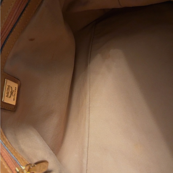 MCM Vintage Visetos:  Cognac Monogram 2-Way Tote & Shoulder Bag | Authentic - Picture 12 of 14